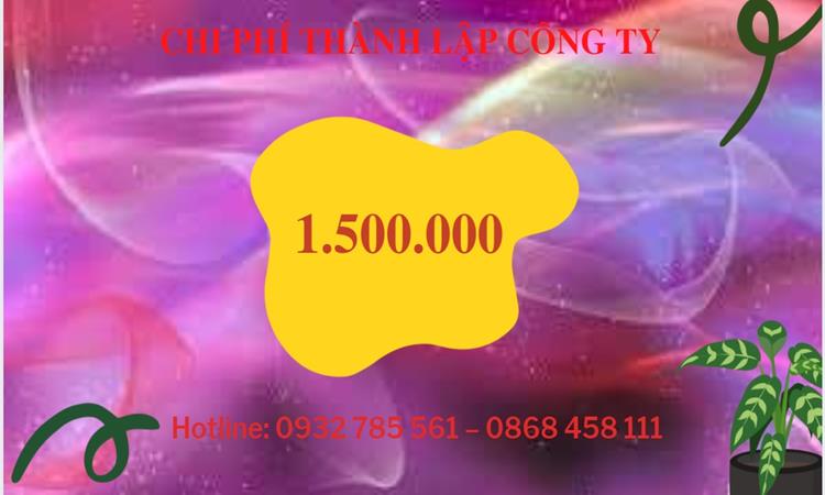 Chi phí thành lập công ty nông lâm thủy hải sản tại Ninh Thuận