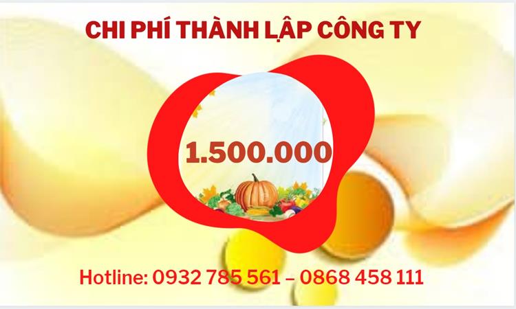 Chi phí thành lập công ty nông lâm thủy hải sản tại Quận Ô Môn