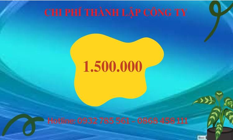 Chi phí thành lập công ty nông lâm thủy hải sản tại Quảng Trị