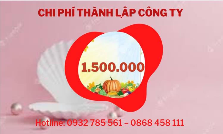 Chi phí thành lập công ty nông lâm thủy hải sản tại Sơn La
