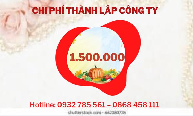 Chi phí thành lập công ty nông lâm thủy hải sản tại Thanh Hóa
