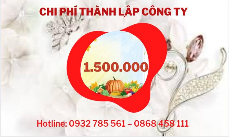 Chi phí thành lập công ty nông lâm thủy hải sản tại Thừa Thiên Huế