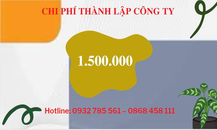 Chi phí thành lập công ty nông lâm thủy hải sản tại Tuyên Quang