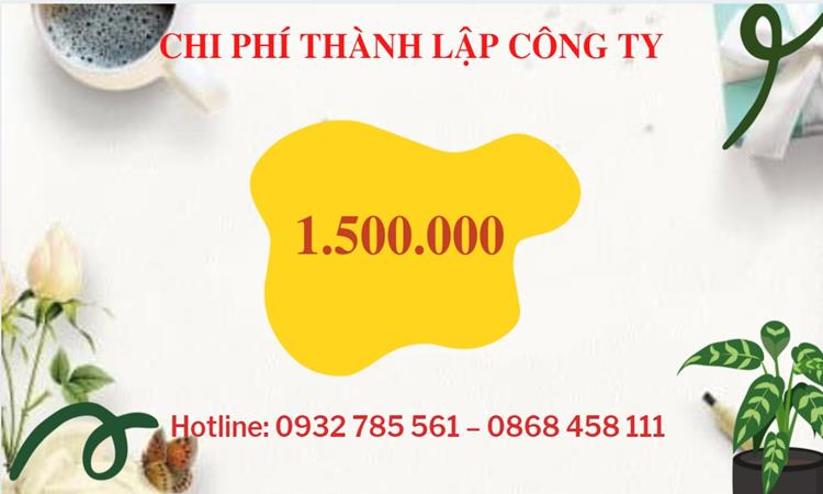 Chi phí thành lập công ty nông lâm thủy hải sản tại Vũng Tàu