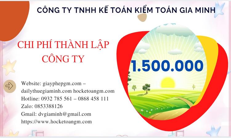 Chi phí thành lập công ty sản xuất cà phê tại Bắc Giang