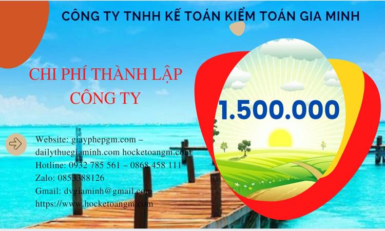 Chi phí thành lập công ty sản xuất cà phê tại Bình Định
