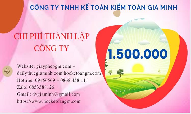 Chi phí thành lập công ty sản xuất cà phê tại Hòa Bình