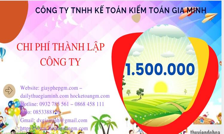 Chi phí thành lập công ty sản xuất cà phê tại Huyện Thạch Thất