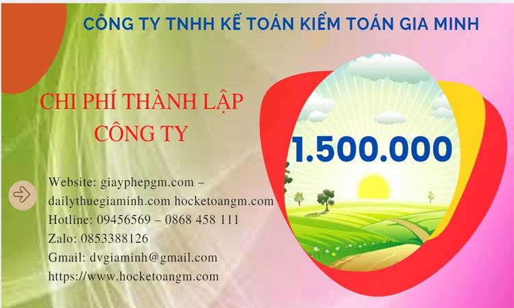 Chi phí thành lập công ty sản xuất cà phê tại Nghệ An