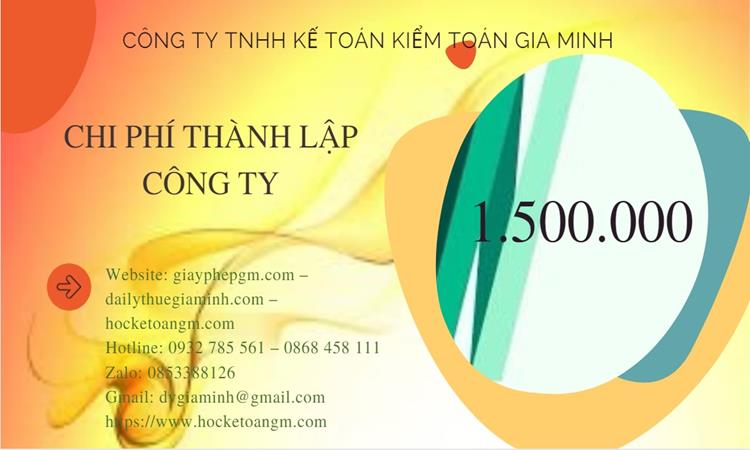 Chi phí thành lập công ty sản xuất cà phê tại Quận 4