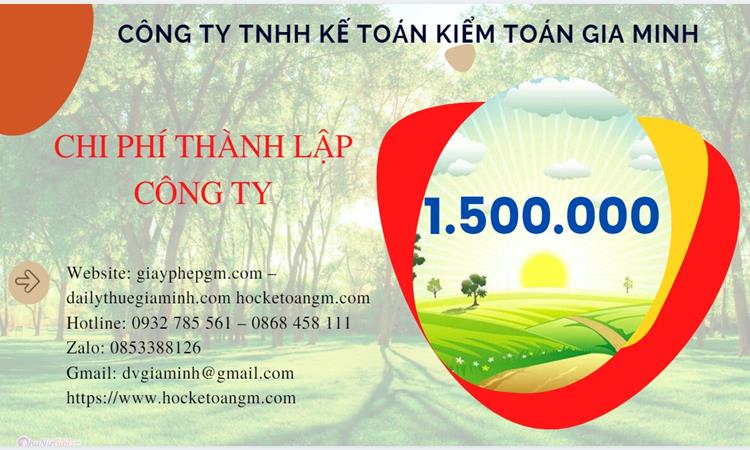 Chi phí thành lập công ty sản xuất cà phê tại Quận Bắc Từ Liêm