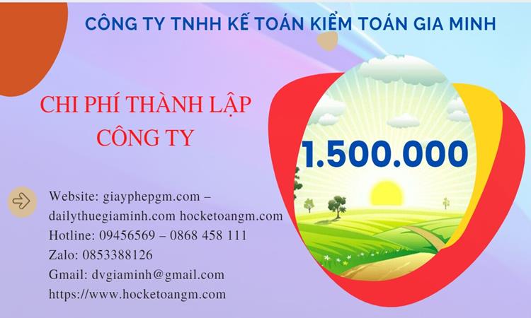 Chi phí thành lập công ty sản xuất cà phê tại Quận Cầu Giấy