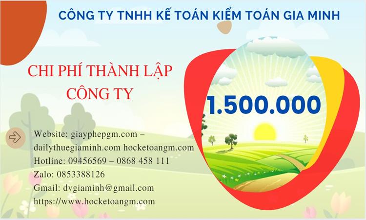 Chi phí thành lập công ty sản xuất cà phê tại Quận Hoàn Kiếm