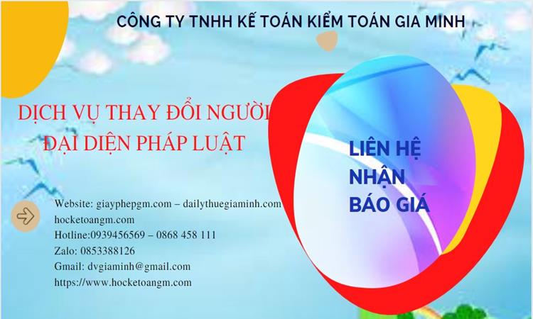 DỊCH VỤ THAY ĐỔI NGƯỜI ĐẠI DIỆN PHÁP LUẬT TẠI HUYỆN CỜ ĐỎ 5 Chi phí dịch vụ thay đổi người đại diện pháp luật tại Huyện Cờ Đỏ