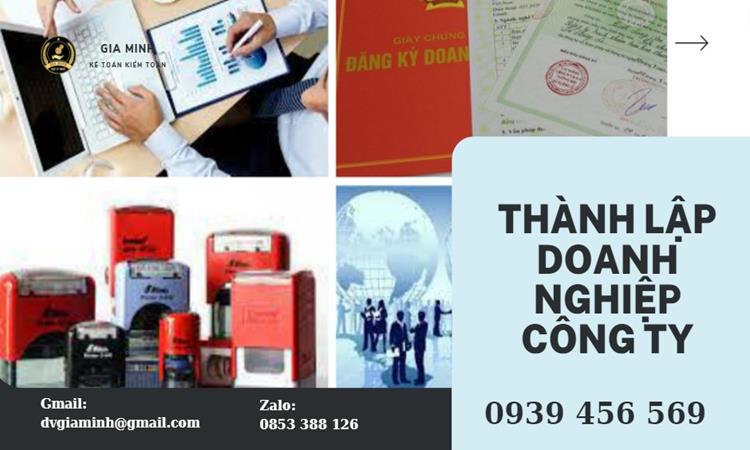 Đăng ký thành lập doanh nghiệp công ty