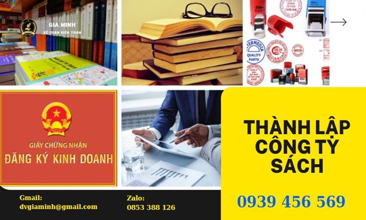 THÀNH LẬP CÔNG TY SÁCH 1 Đăng ký Thành lập công ty sách
