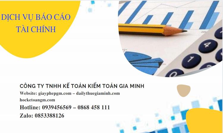 Dịch vụ báo cáo tài chính Bình Dương uy tín, nhanh chóng 5 Dịch vụ báo cáo tài chính ở Bình Dương