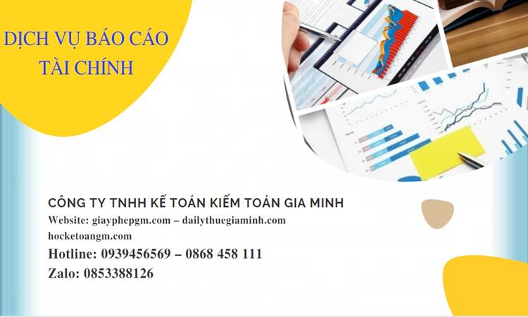 Dịch vụ báo cáo tài chính Cần Thơ 5 Chi phí làm báo cáo tài chính ở Cần Thơ