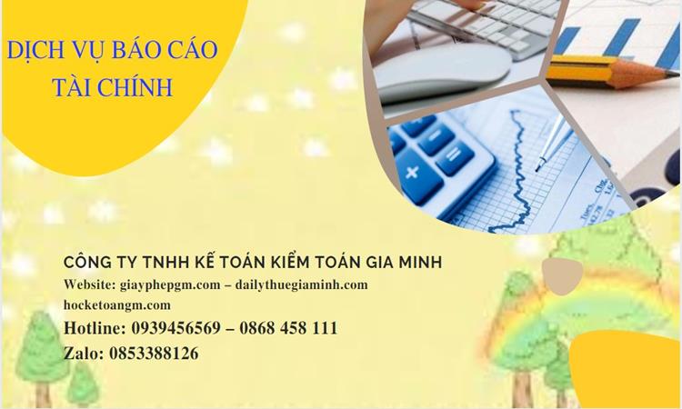 DỊCH VỤ BÁO CÁO TÀI CHÍNH GIA LAI 5 Dịch vụ báo cáo tài chính ở Gia Lai