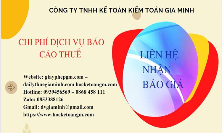 Phí dịch vụ báo cáo thuế GTGT tại Đà Nẵng 5 Dịch vụ báo cáo thuế GTGT tại Đà Nẵng