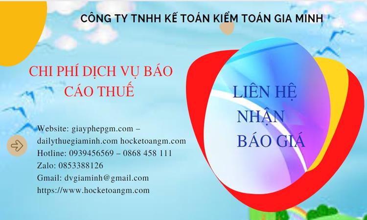 PHÍ DỊCH VỤ BÁO CÁO THUẾ GTGT TẠI GIA LAI 5 Dịch vụ báo cáo thuế GTGT tại Gia Lai