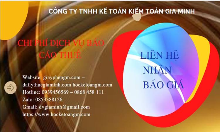 PHÍ DỊCH VỤ BÁO CÁO THUẾ GTGT TẠI HUYỆN MỸ ĐỨC 5 Dịch vụ báo cáo thuế GTGT tại Huyện Mỹ Đức