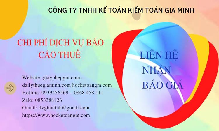 PHÍ DỊCH VỤ BÁO CÁO THUẾ GTGT TẠI HUYỆN PHONG ĐIỀN 5 Dịch vụ báo cáo thuế GTGT tại Huyện Phong Điền