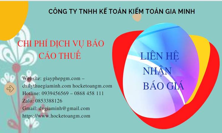 PHÍ DỊCH VỤ BÁO CÁO THUẾ GTGT TẠI HUYỆN QUỐC OAI 5 Dịch vụ báo cáo thuế GTGT tại Huyện Quốc Oai
