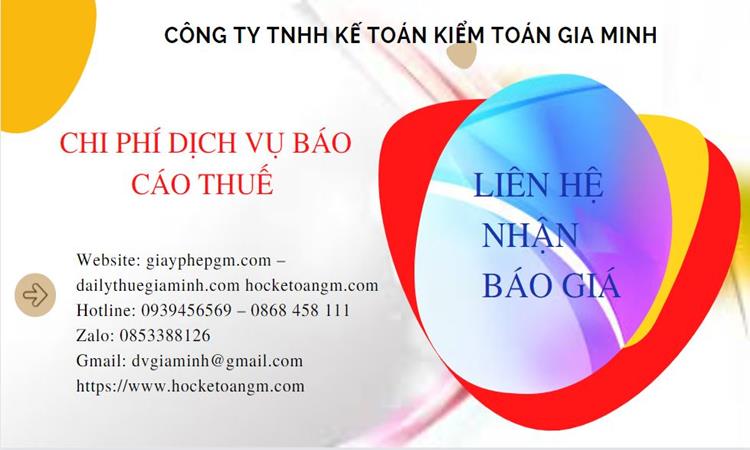 PHÍ DỊCH VỤ BÁO CÁO THUẾ GTGT TẠI HUYỆN THƯỜNG TÍN 5 Dịch vụ báo cáo thuế GTGT tại Huyện Thường Tín
