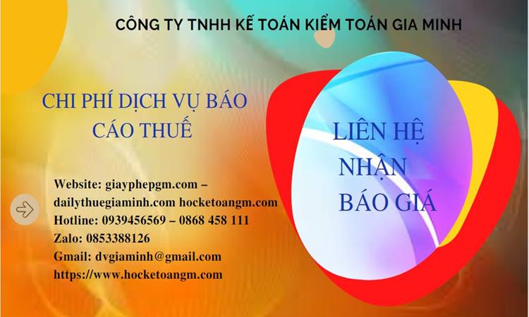 Dịch vụ báo cáo thuế GTGT tại Huyện Văn LâmDịch vụ báo cáo thuế GTGT tại Huyện Văn Lâm
