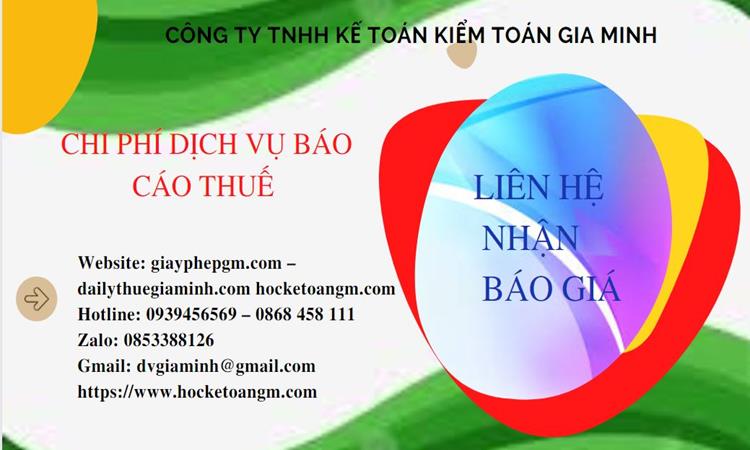 PHÍ DỊCH VỤ BÁO CÁO THUẾ GTGT TẠI QUẬN NINH KIỀU 5 Dịch vụ báo cáo thuế GTGT tại Quận Ninh Kiều