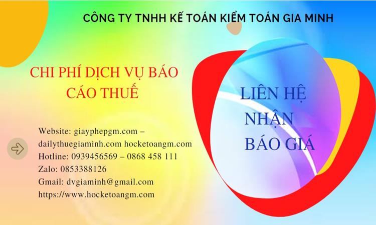 PHÍ DỊCH VỤ BÁO CÁO THUẾ GTGT TẠI QUẬN TÂY HỒ 5 Dịch vụ báo cáo thuế GTGT tại Quận Tây Hồ