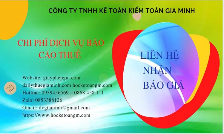 PHÍ DỊCH VỤ BÁO CÁO THUẾ GTGT TẠI QUẬN THỦ ĐỨC 5 Dịch vụ báo cáo thuế GTGT tại Quận Thủ Đức