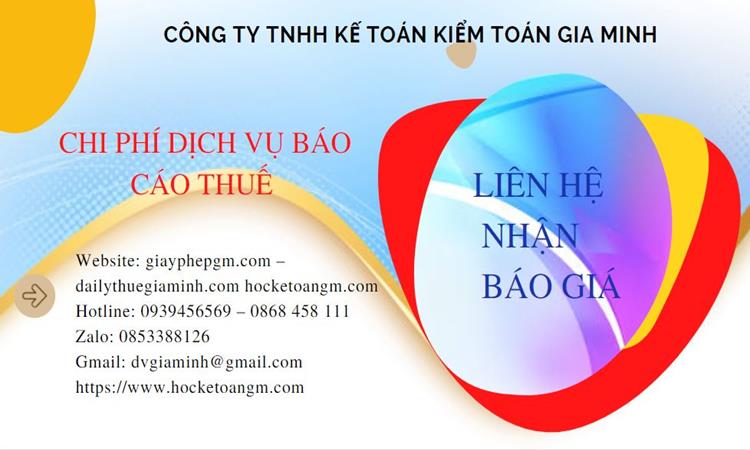 Phí dịch vụ báo cáo thuế gtgt tại quảng ngãi 5 Dịch vụ báo cáo thuế GTGT tại Quảng Ngãi
