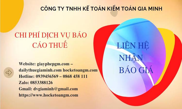 PHÍ DỊCH VỤ BÁO CÁO THUẾ GTGT TẠI THÀNH PHỐ ĐÀ NẴNG 5 Dịch vụ báo cáo thuế GTGT tại Thành phố Đà Nẵng