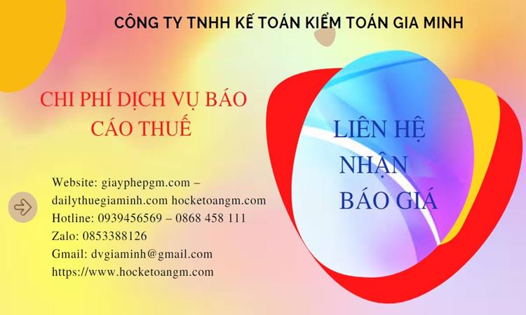 PHÍ DỊCH VỤ BÁO CÁO THUẾ GTGT TẠI THÀNH PHỐ HẢI PHÒNG 5 Dịch vụ báo cáo thuế GTGT tại Thành phố Hải Phòng