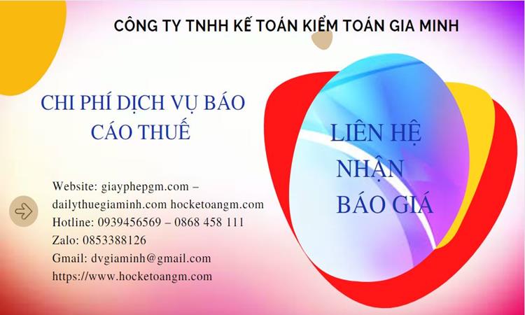 PHÍ DỊCH VỤ BÁO CÁO THUẾ GTGT TẠI THÀNH PHỐ HUẾ 5 Dịch vụ báo cáo thuế GTGT tại Thành Phố Huế