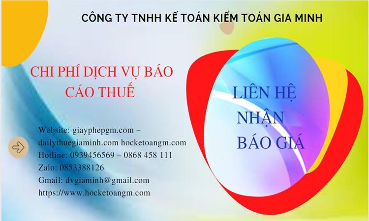 PHÍ DỊCH VỤ BÁO CÁO THUẾ GTGT TẠI THỊ XÃ SƠN TÂY 5 Dịch vụ báo cáo thuế GTGT tại Thị Xã Sơn Tây