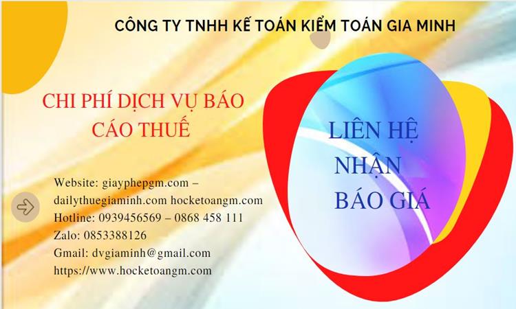 PHÍ DỊCH VỤ BÁO CÁO THUẾ GTGT TẠI TP CẦN THƠ 5 Dịch vụ báo cáo thuế GTGT tại TP Cần Thơ