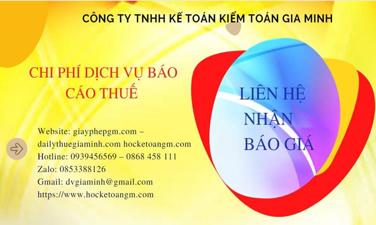 PHÍ DỊCH VỤ BÁO CÁO THUẾ GTGT TẠI TP HỒ CHÍ MINH 5 Dịch vụ báo cáo thuế GTGT tại TP Hồ Chí Minh