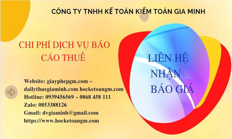 PHÍ DỊCH VỤ BÁO CÁO THUẾ GTGT TẠI VŨNG TÀU 5 Dịch vụ báo cáo thuế GTGT tại Vũng Tàu