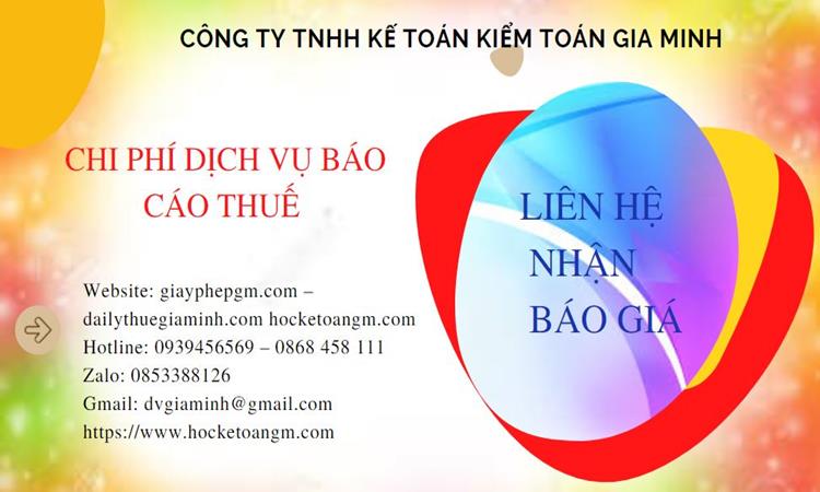 PHÍ DỊCH VỤ BÁO CÁO THUẾ GTGT TẠI YÊN BÁI 5 Dịch vụ báo cáo thuế GTGT tại Yên Bái