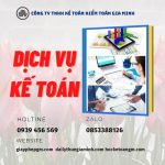 Dịch vụ báo cáo thuế tại TP Hải Phòng giá rẻ