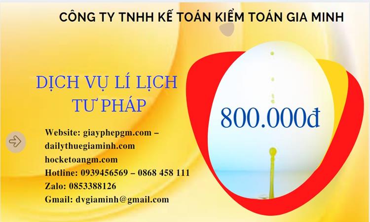 Dịch vụ làm lý lịch tư pháp tại gia lai 6 Dịch vụ đăng ký lý lịch tư pháp tại Gia Lai