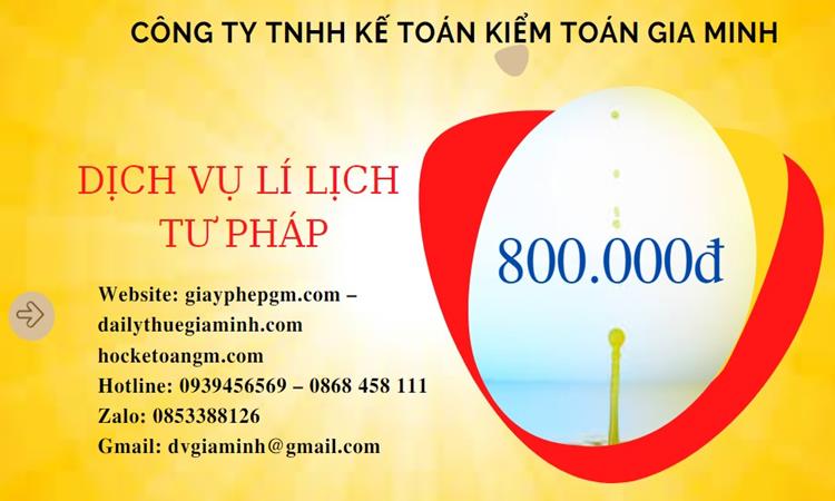 Dịch vụ đăng ký lý lịch tư pháp tại Long An 