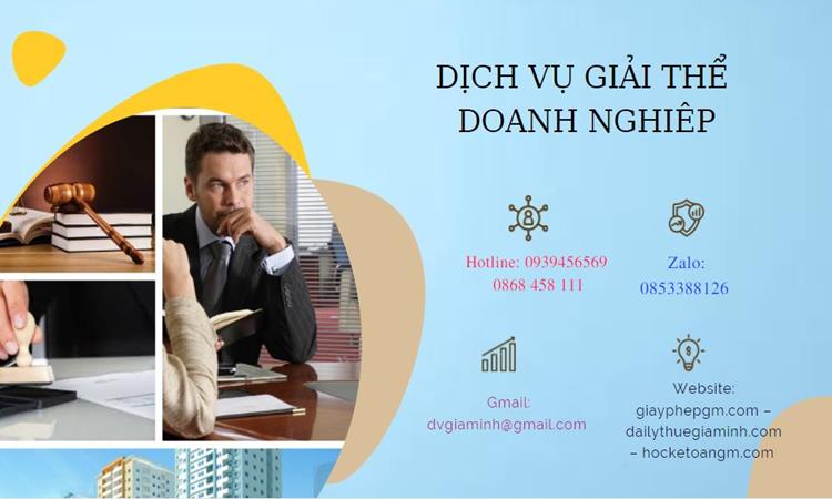 Dịch vụ giải thể công ty doanh nghiệp tại TPHCM 4 Dịch vụ giải thể công ty doanh nghiệp tại TPHCM
