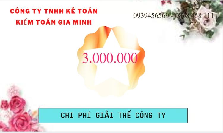 Dịch vụ giải thể công ty tại Huyện Củ Chi dịch vụ uy tín 