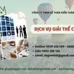  Dịch vụ giải thể công ty tại Huyện Thạch Thất nhanh