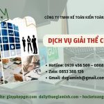 THỦ TỤC GIẢI THỂ DOANH NGHIỆP TẠI HUYỆN ỨNG HÒA TRỌN GÓI 6 Dịch vụ giải thể công ty tại Huyện Ứng Hòa nhanh