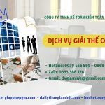 THỦ TỤC GIẢI THỂ DOANH NGHIỆP TẠI KIÊN GIANG TRỌN GÓI 6 Dịch vụ giải thể công ty tại Kiên Giang nhanh
